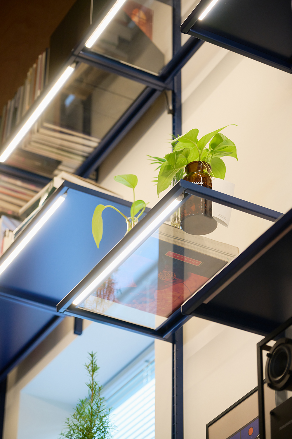SYSTEM000 SHELF WITH GLASS (11 COLORS)